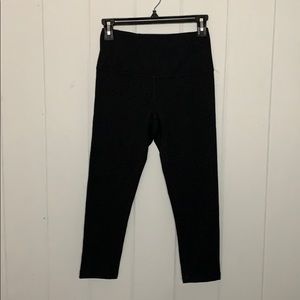 Zella high waisted crop leggings black